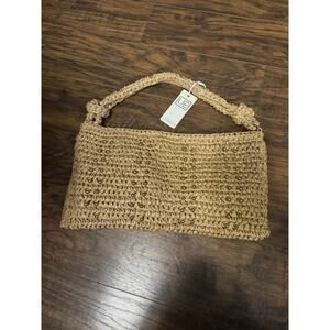 Urban Expressions Clarissa Beaded Shoulder Bag Ivory Gold